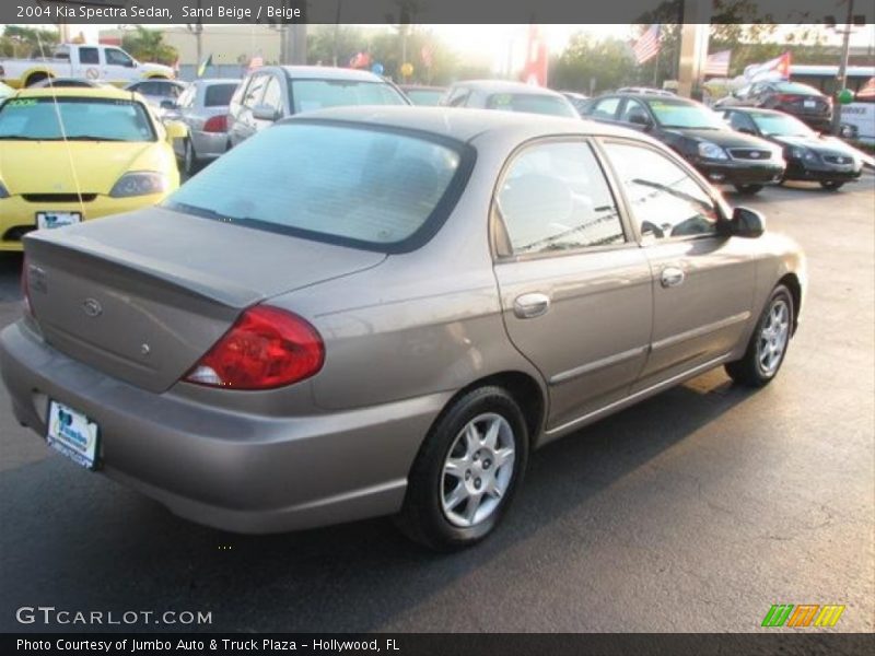 Sand Beige / Beige 2004 Kia Spectra Sedan