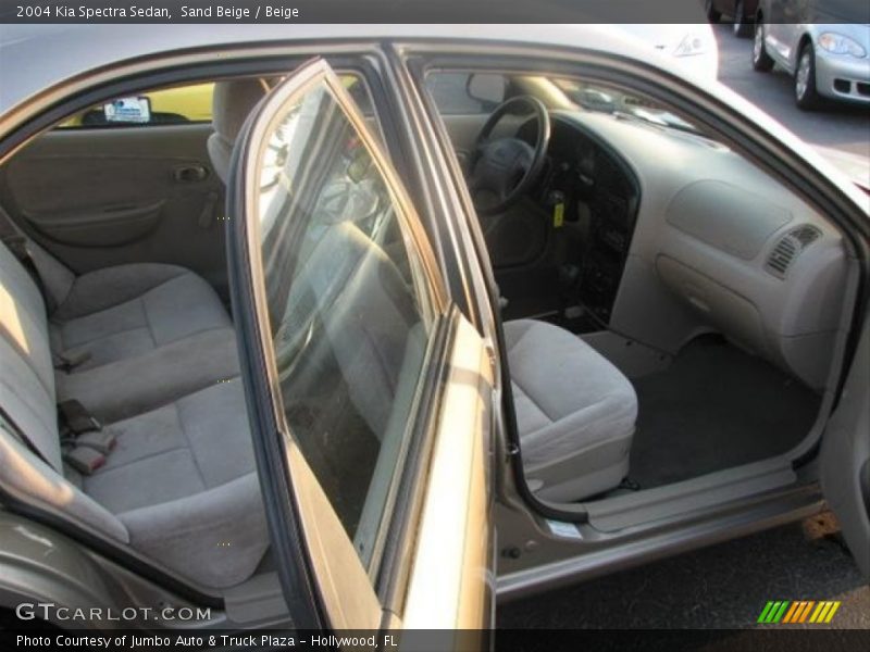 Sand Beige / Beige 2004 Kia Spectra Sedan