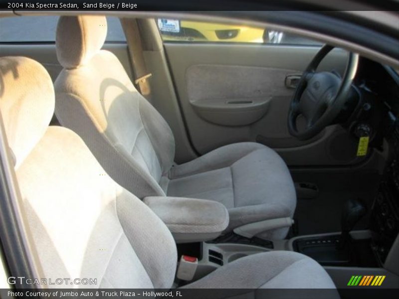 Sand Beige / Beige 2004 Kia Spectra Sedan