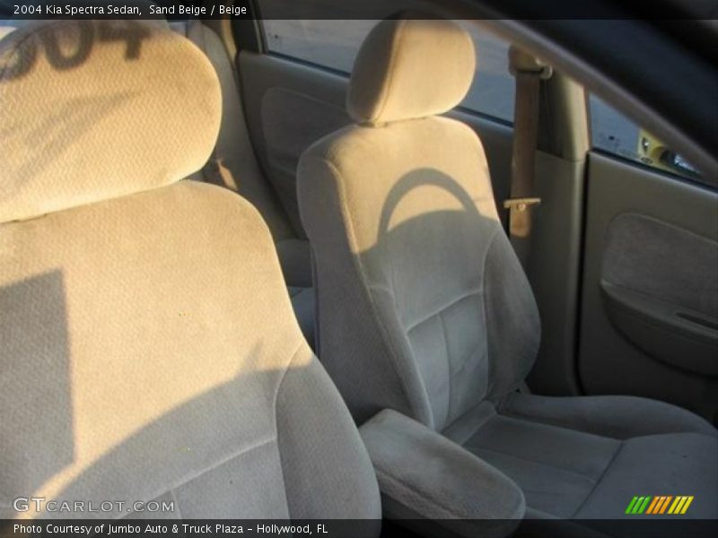 Sand Beige / Beige 2004 Kia Spectra Sedan