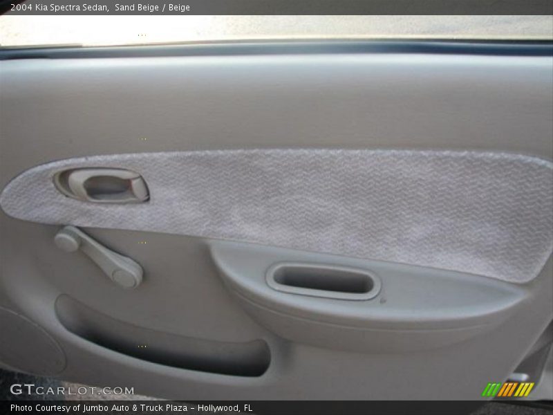 Sand Beige / Beige 2004 Kia Spectra Sedan