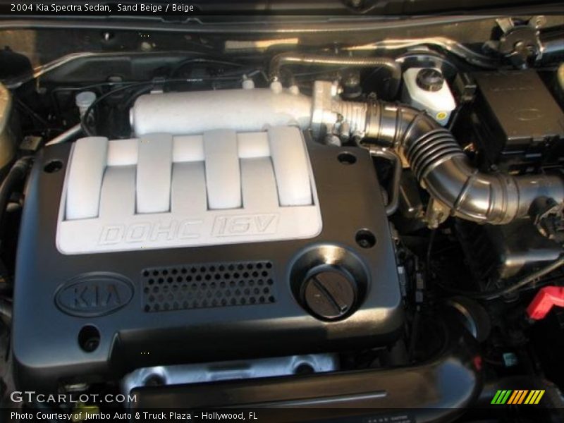 Sand Beige / Beige 2004 Kia Spectra Sedan