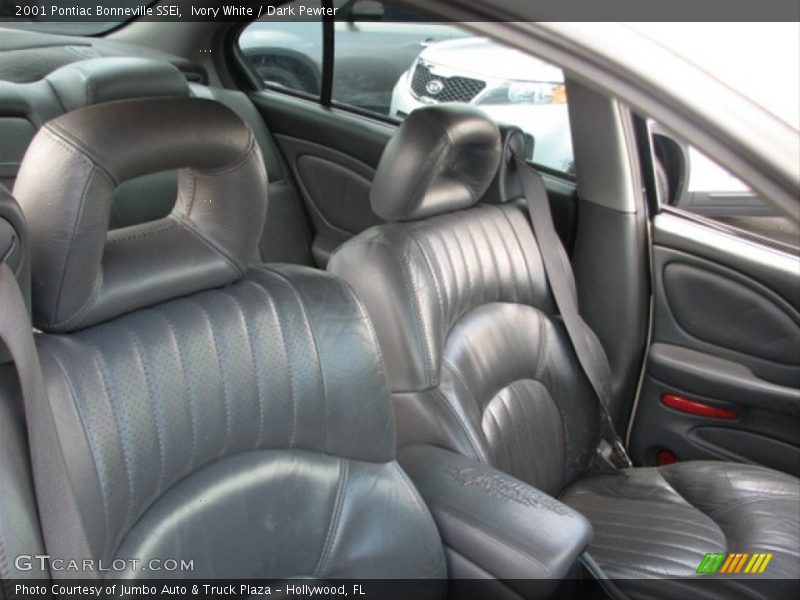 Ivory White / Dark Pewter 2001 Pontiac Bonneville SSEi