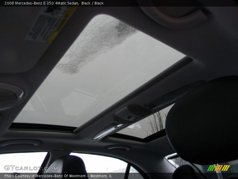 Black / Black 2008 Mercedes-Benz E 350 4Matic Sedan