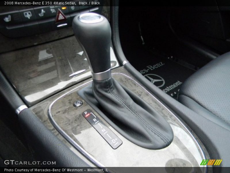 Black / Black 2008 Mercedes-Benz E 350 4Matic Sedan