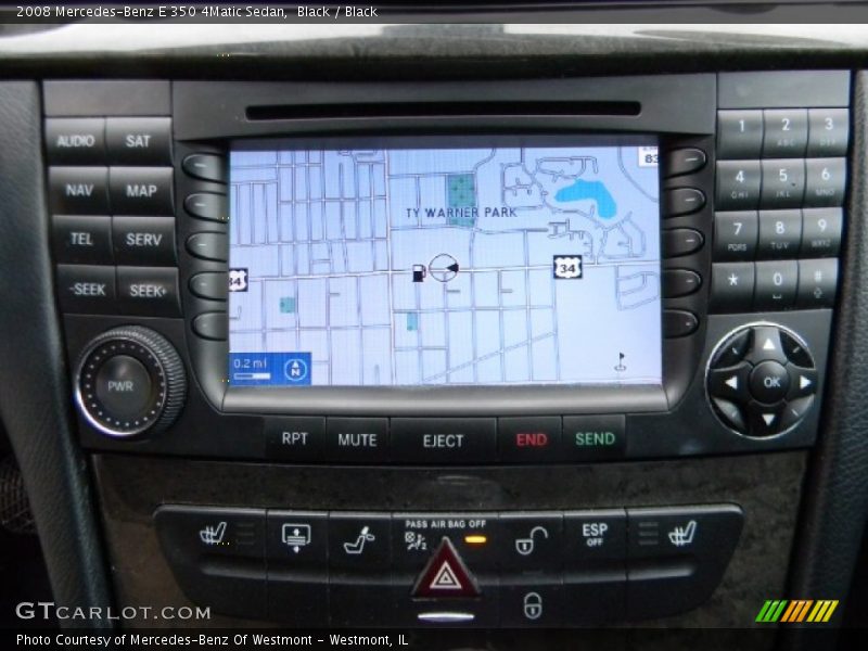 Black / Black 2008 Mercedes-Benz E 350 4Matic Sedan