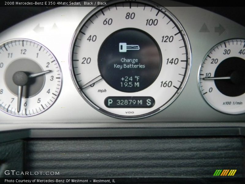 Black / Black 2008 Mercedes-Benz E 350 4Matic Sedan