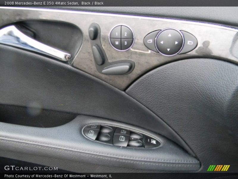 Black / Black 2008 Mercedes-Benz E 350 4Matic Sedan