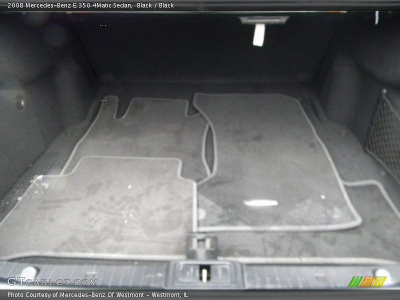 Black / Black 2008 Mercedes-Benz E 350 4Matic Sedan