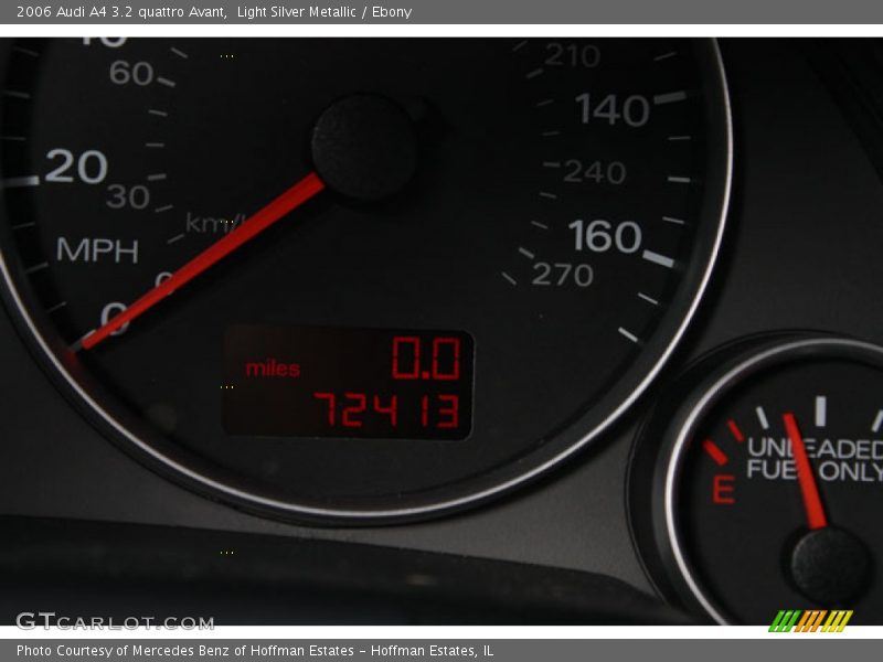 Light Silver Metallic / Ebony 2006 Audi A4 3.2 quattro Avant