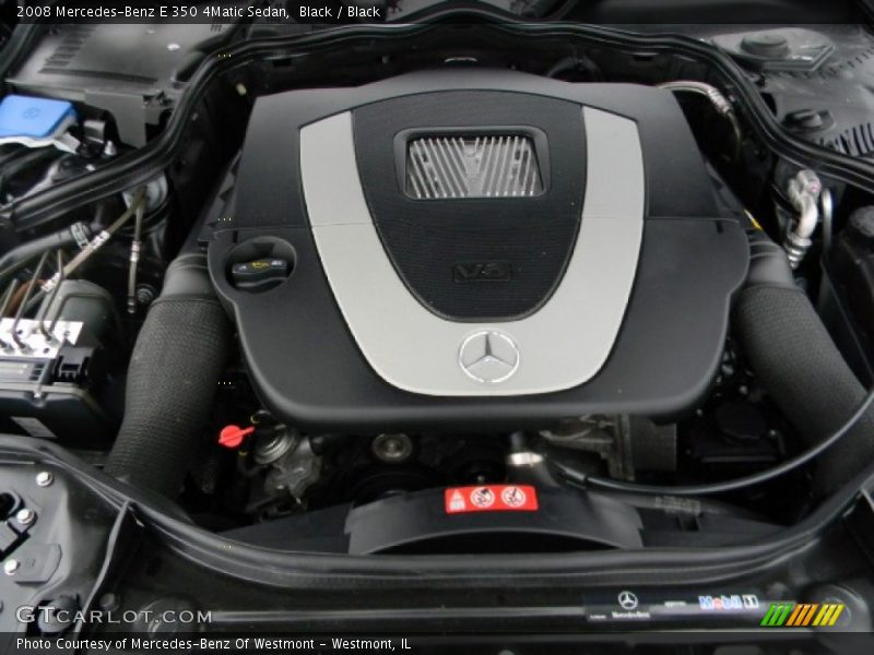 Black / Black 2008 Mercedes-Benz E 350 4Matic Sedan
