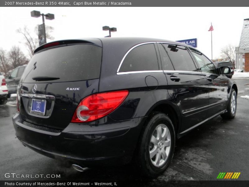 Capri Blue Metallic / Macadamia 2007 Mercedes-Benz R 350 4Matic