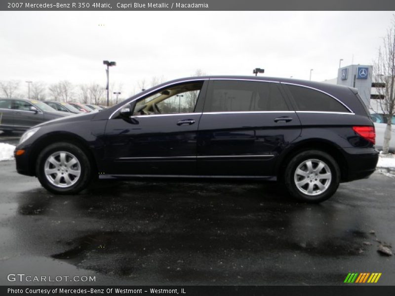 Capri Blue Metallic / Macadamia 2007 Mercedes-Benz R 350 4Matic