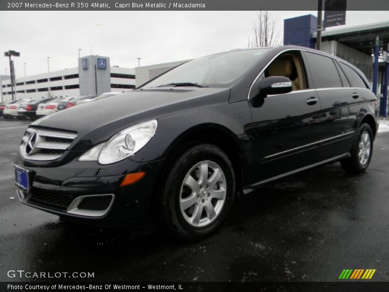 Capri Blue Metallic / Macadamia 2007 Mercedes-Benz R 350 4Matic
