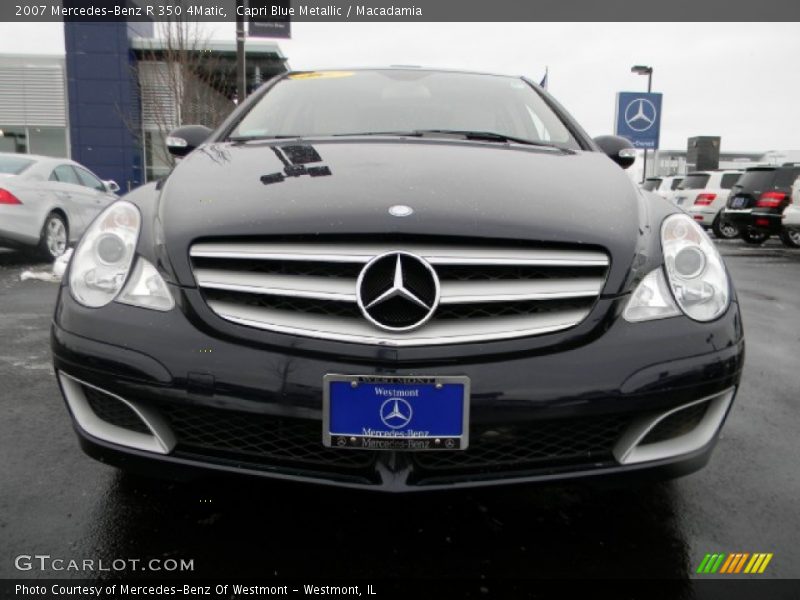 Capri Blue Metallic / Macadamia 2007 Mercedes-Benz R 350 4Matic