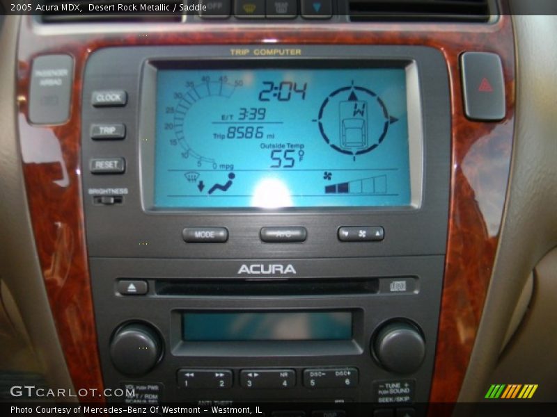 Desert Rock Metallic / Saddle 2005 Acura MDX