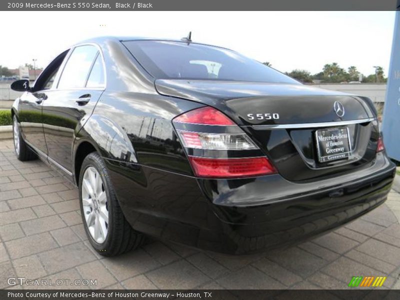 Black / Black 2009 Mercedes-Benz S 550 Sedan