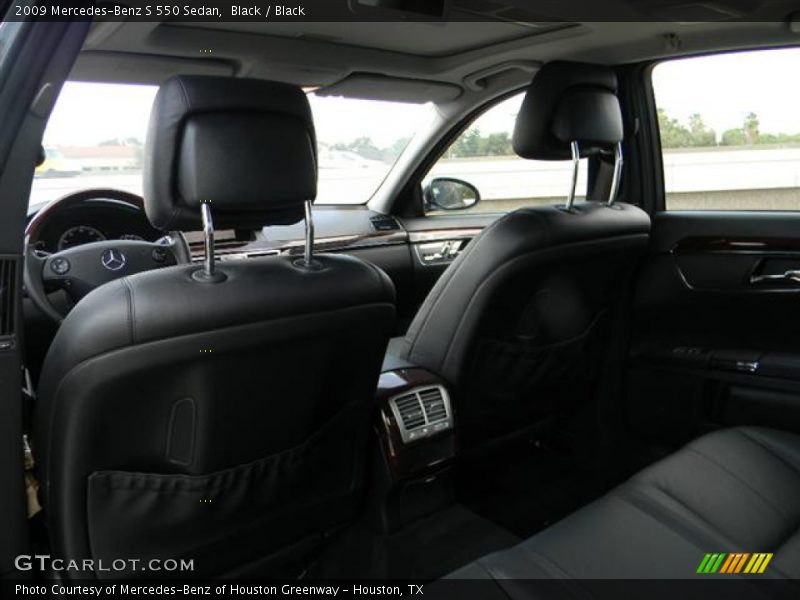 Black / Black 2009 Mercedes-Benz S 550 Sedan
