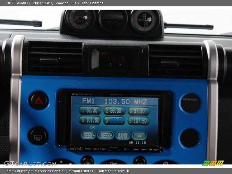 Voodoo Blue / Dark Charcoal 2007 Toyota FJ Cruiser 4WD