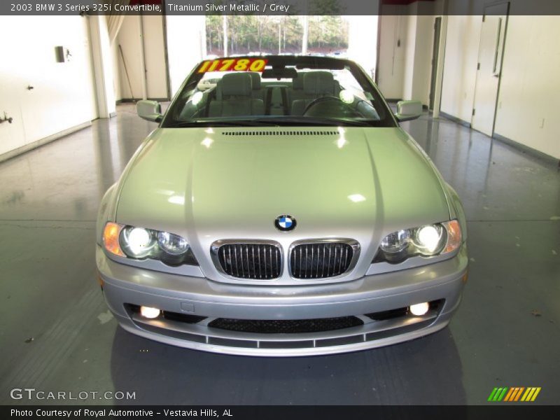 Titanium Silver Metallic / Grey 2003 BMW 3 Series 325i Convertible