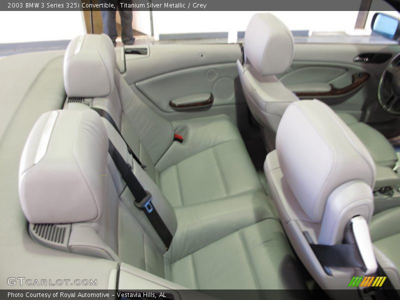 Titanium Silver Metallic / Grey 2003 BMW 3 Series 325i Convertible