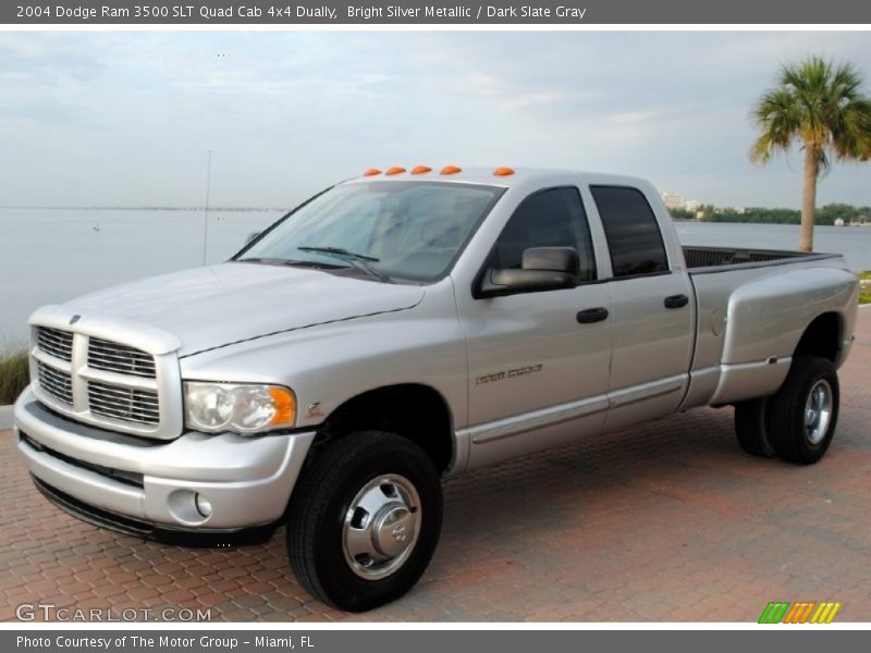 Front 3/4 View of 2004 Ram 3500 SLT Quad Cab 4x4 Dually