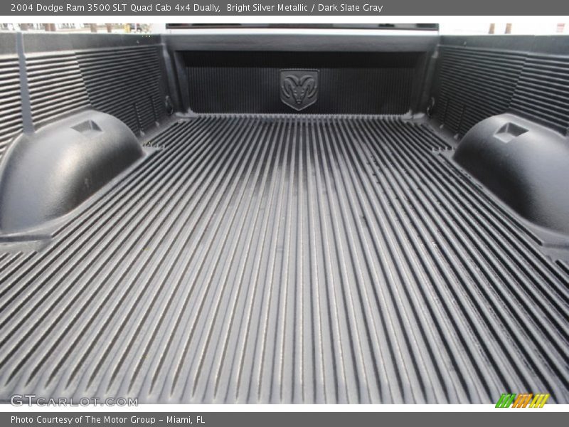 Bright Silver Metallic / Dark Slate Gray 2004 Dodge Ram 3500 SLT Quad Cab 4x4 Dually