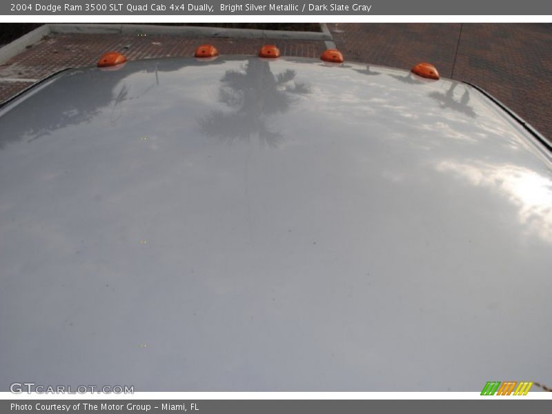 Bright Silver Metallic / Dark Slate Gray 2004 Dodge Ram 3500 SLT Quad Cab 4x4 Dually
