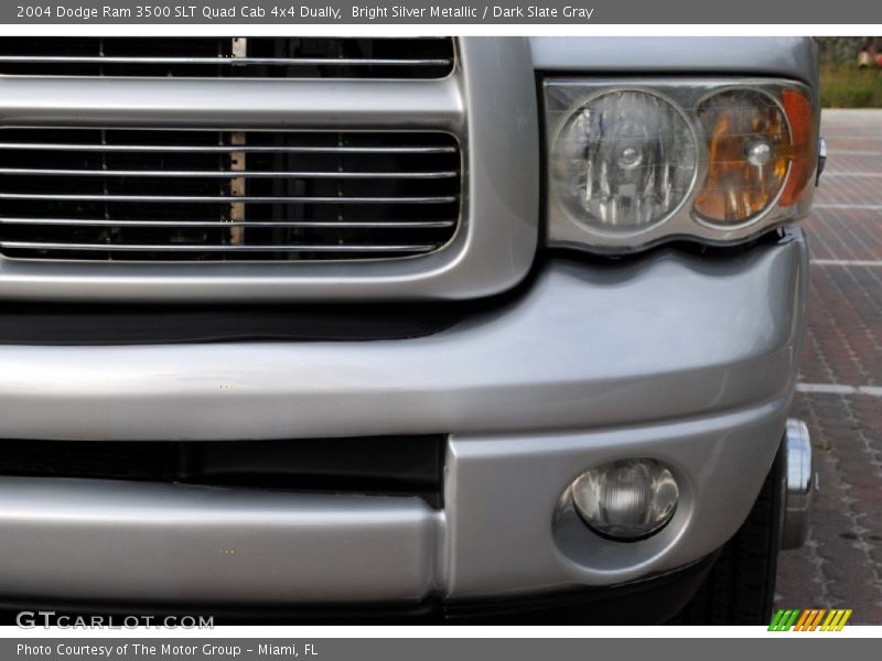 Bright Silver Metallic / Dark Slate Gray 2004 Dodge Ram 3500 SLT Quad Cab 4x4 Dually