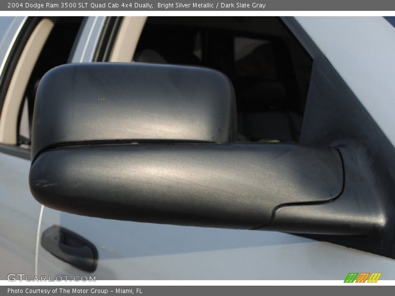 Bright Silver Metallic / Dark Slate Gray 2004 Dodge Ram 3500 SLT Quad Cab 4x4 Dually