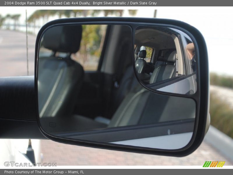 Bright Silver Metallic / Dark Slate Gray 2004 Dodge Ram 3500 SLT Quad Cab 4x4 Dually