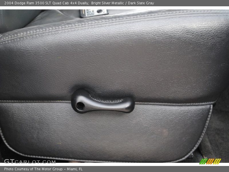 Bright Silver Metallic / Dark Slate Gray 2004 Dodge Ram 3500 SLT Quad Cab 4x4 Dually