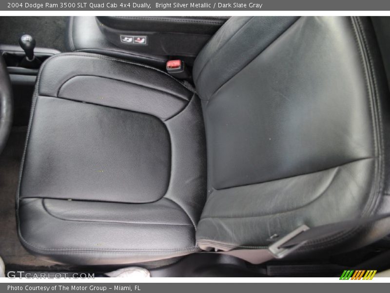 Bright Silver Metallic / Dark Slate Gray 2004 Dodge Ram 3500 SLT Quad Cab 4x4 Dually