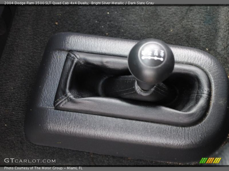 Bright Silver Metallic / Dark Slate Gray 2004 Dodge Ram 3500 SLT Quad Cab 4x4 Dually