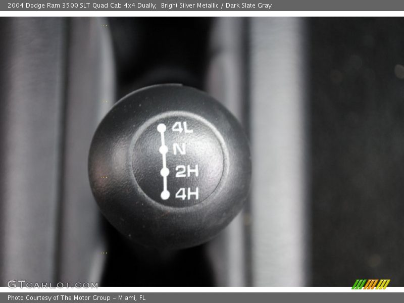 Bright Silver Metallic / Dark Slate Gray 2004 Dodge Ram 3500 SLT Quad Cab 4x4 Dually