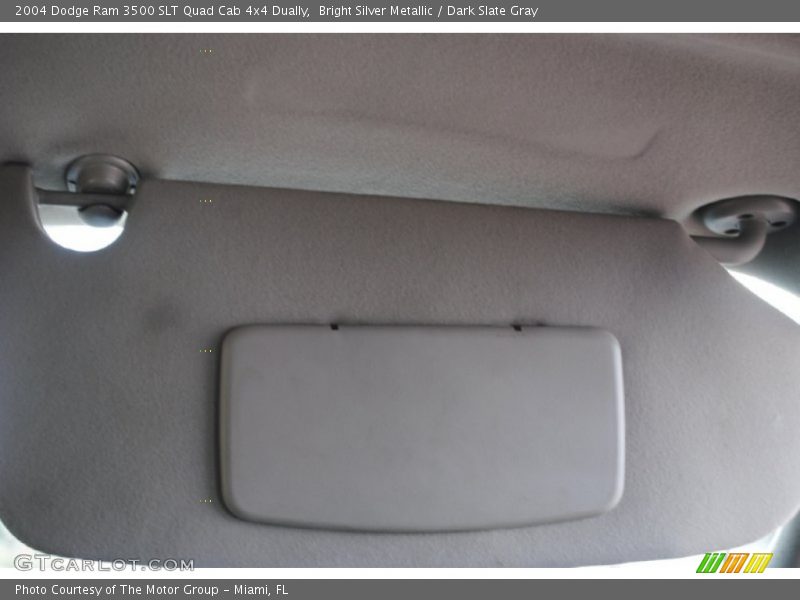 Bright Silver Metallic / Dark Slate Gray 2004 Dodge Ram 3500 SLT Quad Cab 4x4 Dually
