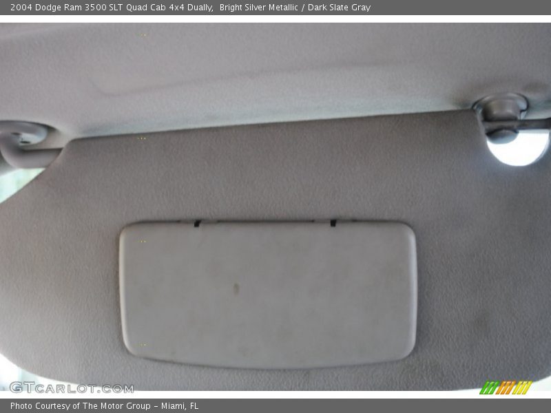 Bright Silver Metallic / Dark Slate Gray 2004 Dodge Ram 3500 SLT Quad Cab 4x4 Dually