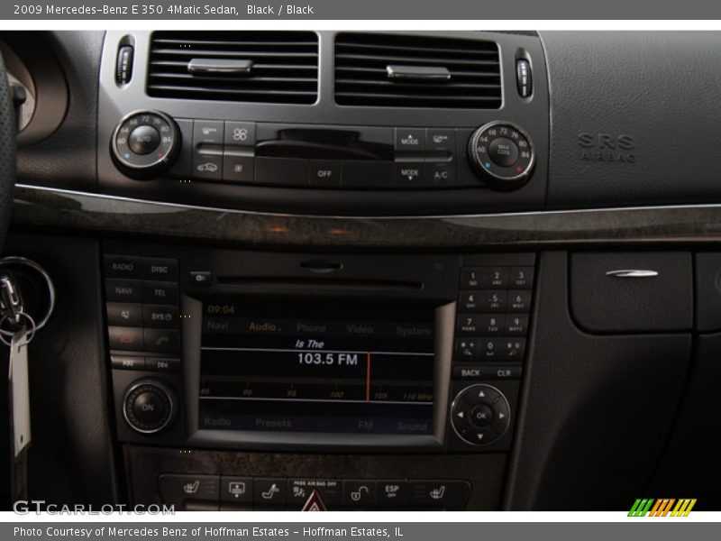 Black / Black 2009 Mercedes-Benz E 350 4Matic Sedan
