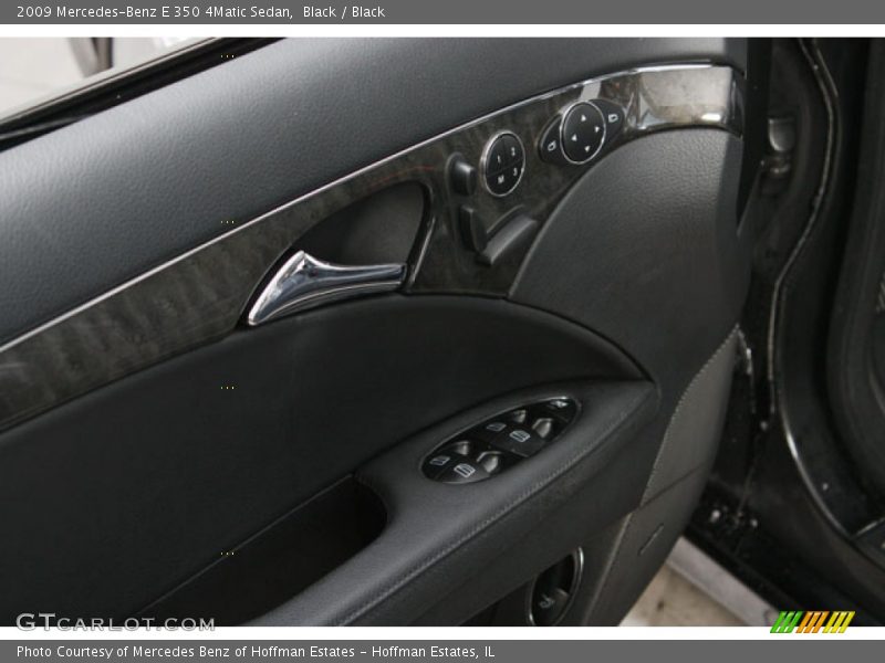 Black / Black 2009 Mercedes-Benz E 350 4Matic Sedan