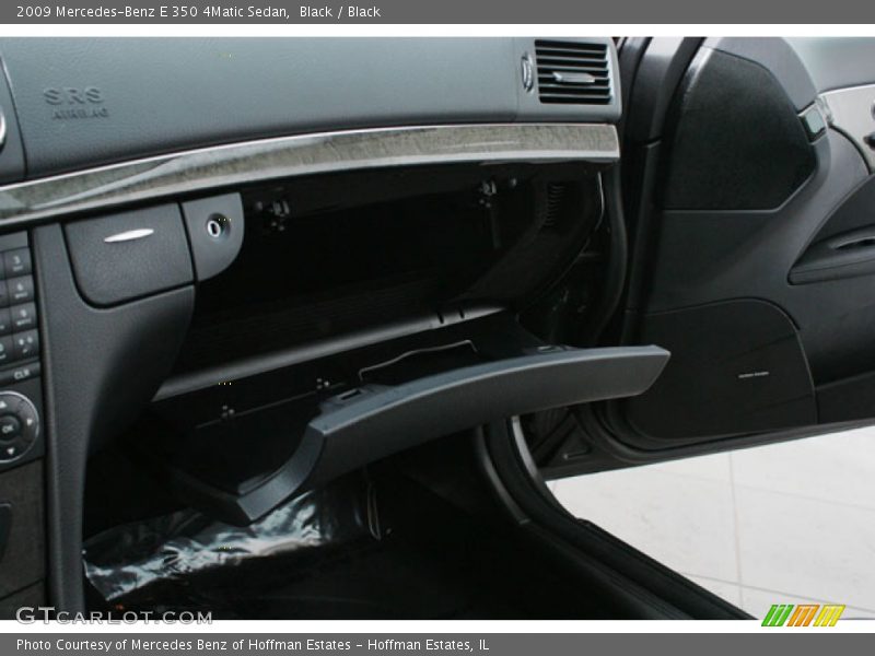 Black / Black 2009 Mercedes-Benz E 350 4Matic Sedan