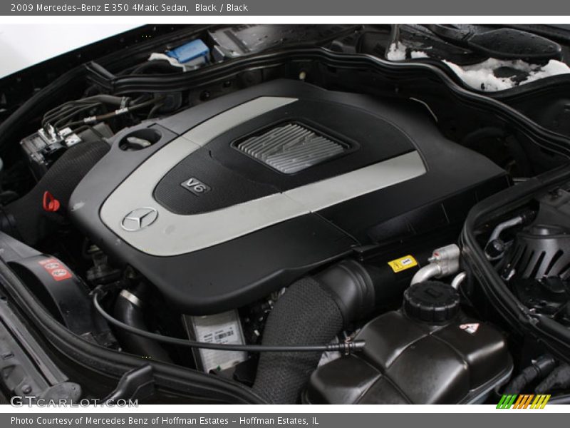Black / Black 2009 Mercedes-Benz E 350 4Matic Sedan