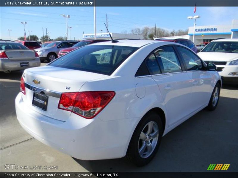 Summit White / Jet Black 2012 Chevrolet Cruze LT