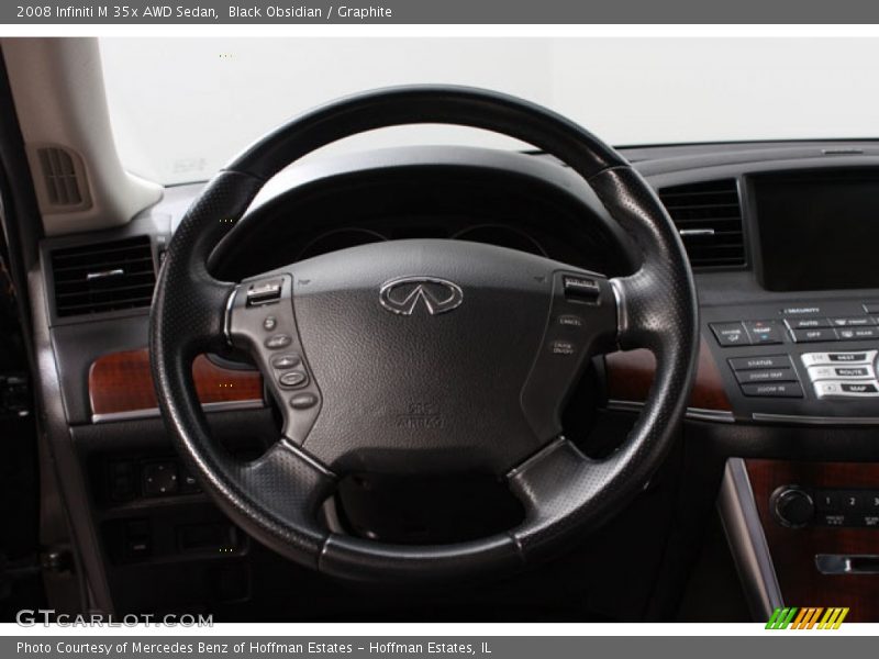 Black Obsidian / Graphite 2008 Infiniti M 35x AWD Sedan
