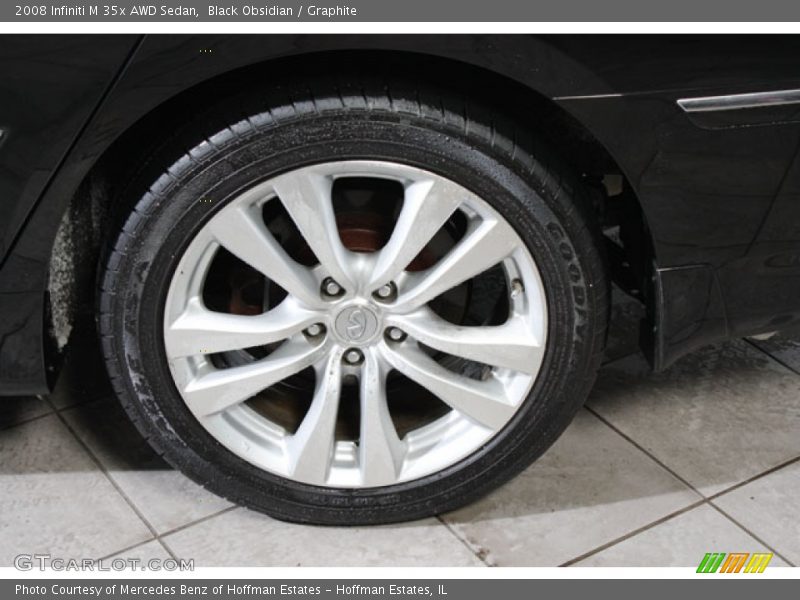 Black Obsidian / Graphite 2008 Infiniti M 35x AWD Sedan