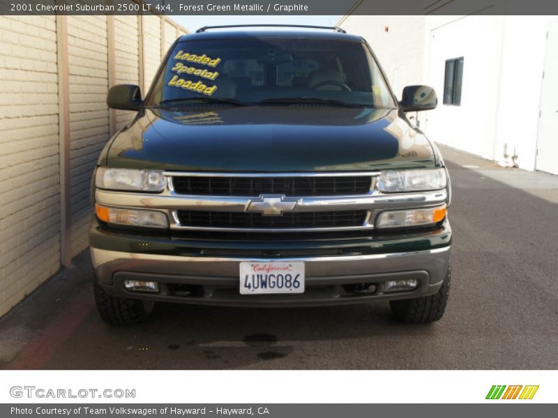 Forest Green Metallic / Graphite 2001 Chevrolet Suburban 2500 LT 4x4