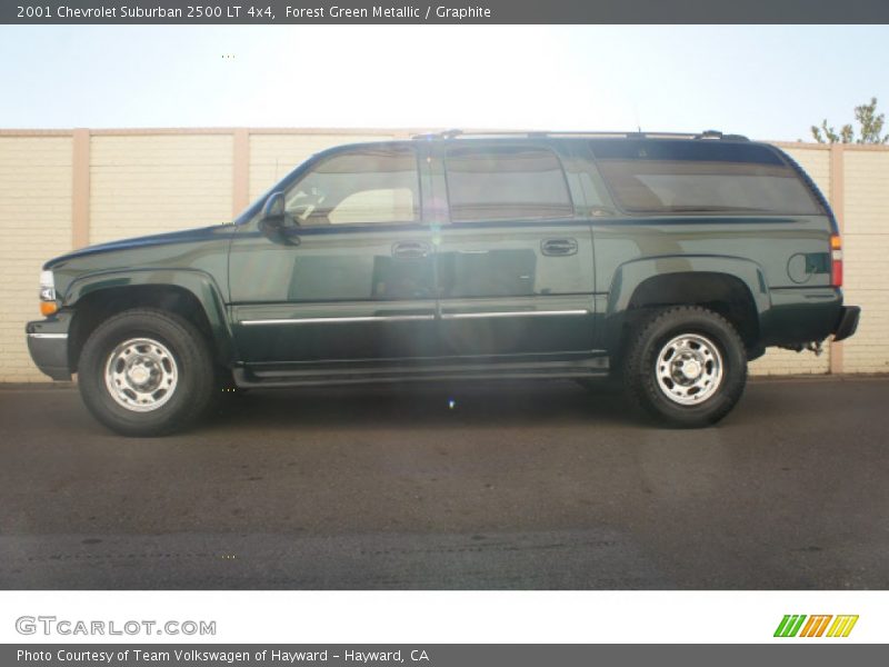Forest Green Metallic / Graphite 2001 Chevrolet Suburban 2500 LT 4x4