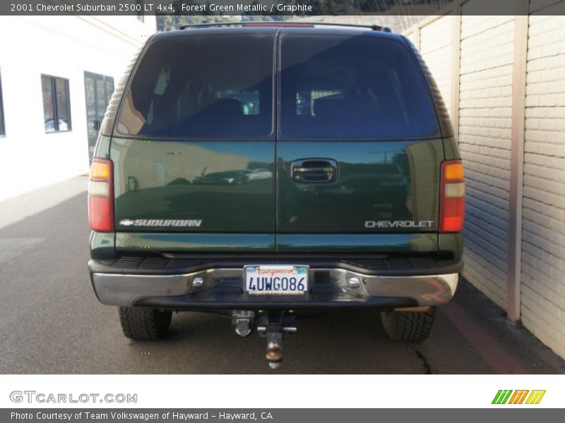 Forest Green Metallic / Graphite 2001 Chevrolet Suburban 2500 LT 4x4