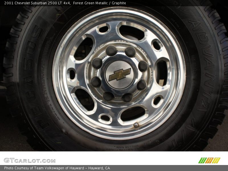 Forest Green Metallic / Graphite 2001 Chevrolet Suburban 2500 LT 4x4