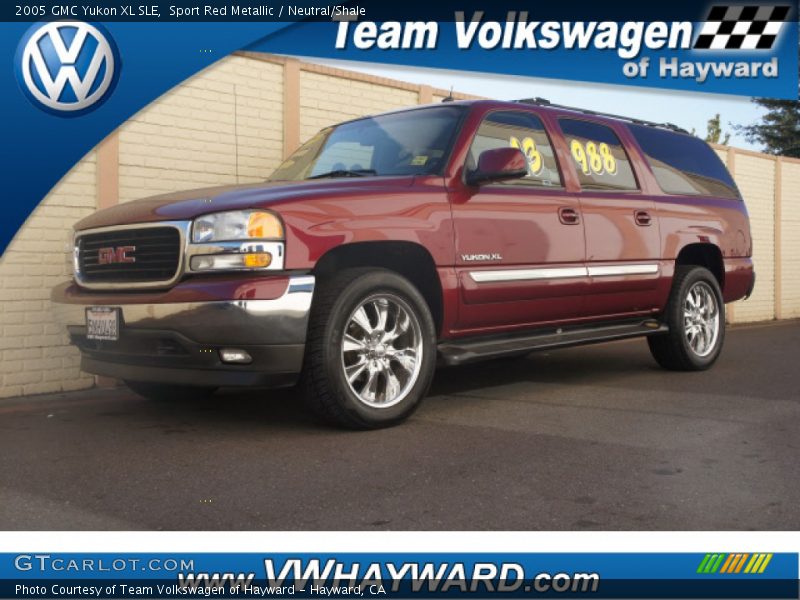 Sport Red Metallic / Neutral/Shale 2005 GMC Yukon XL SLE