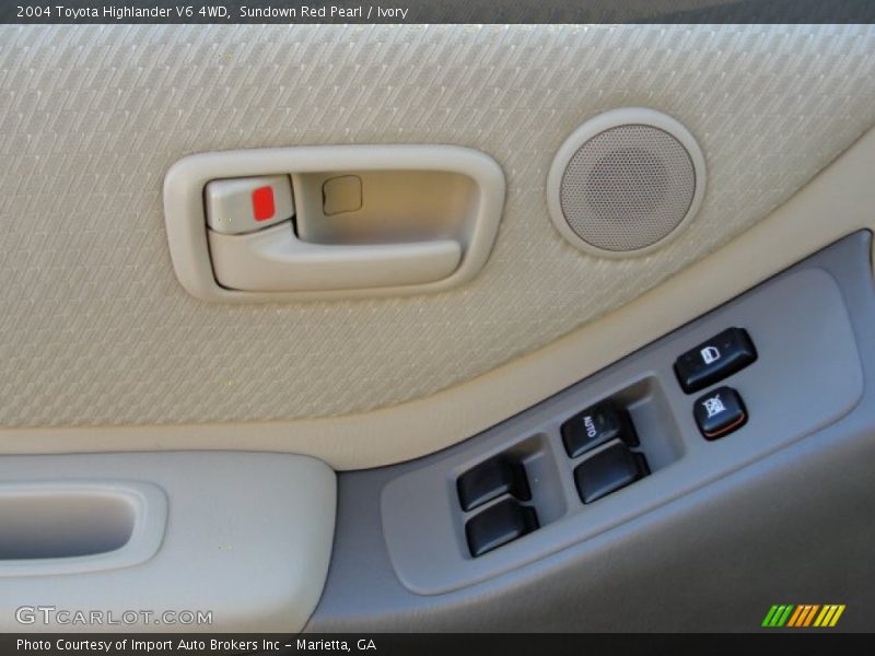 Sundown Red Pearl / Ivory 2004 Toyota Highlander V6 4WD